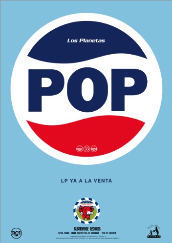 Cartel Los Planetas "Pop"